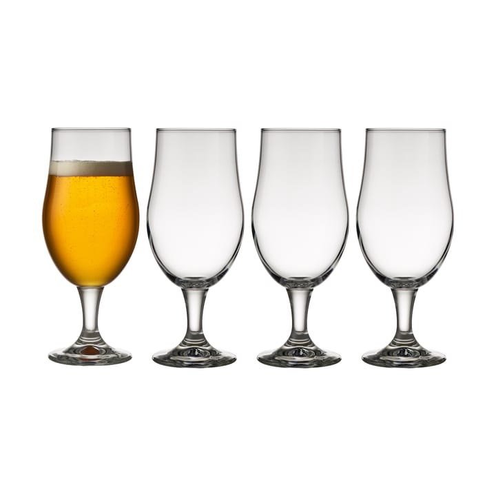 Verre à bière Juvel 49 cl, lot de 4 - Transparent - Lyngby Glas