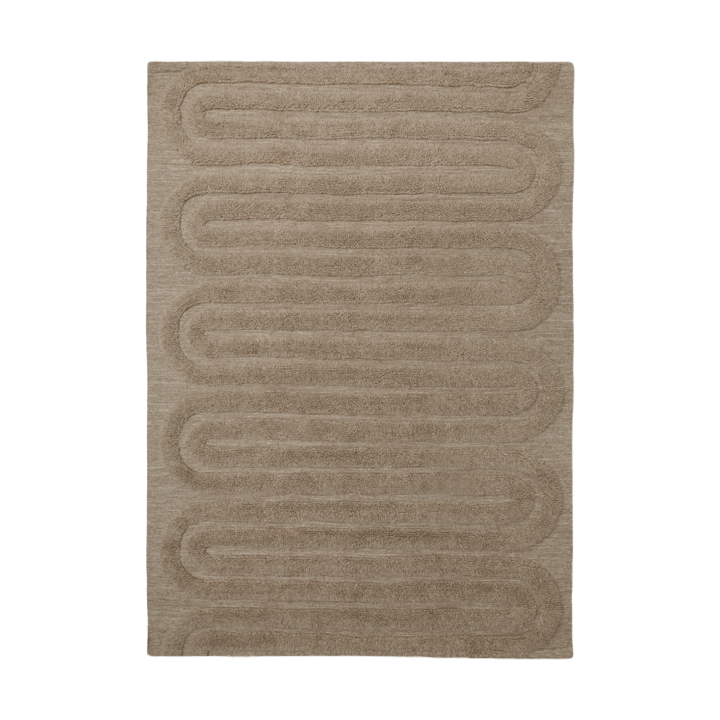 Tapis en laine Riklund 280x380 cm - Beige-melange - Tinted
