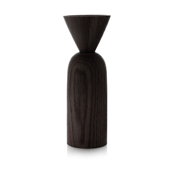 Vase Shape cone - Chêne teinté en noir - Applicata