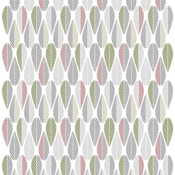 Tissu Blader - rose-gris-vert - Arvidssons Textil