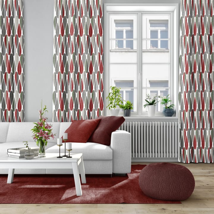 Tissu Blader - Rouge-vert - Arvidssons Textil