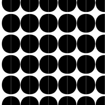 Tissu Lane - cercles noirs - Arvidssons Textil