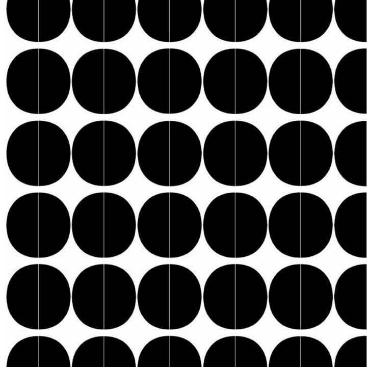 Tissu Lane - cercles noirs - Arvidssons Textil