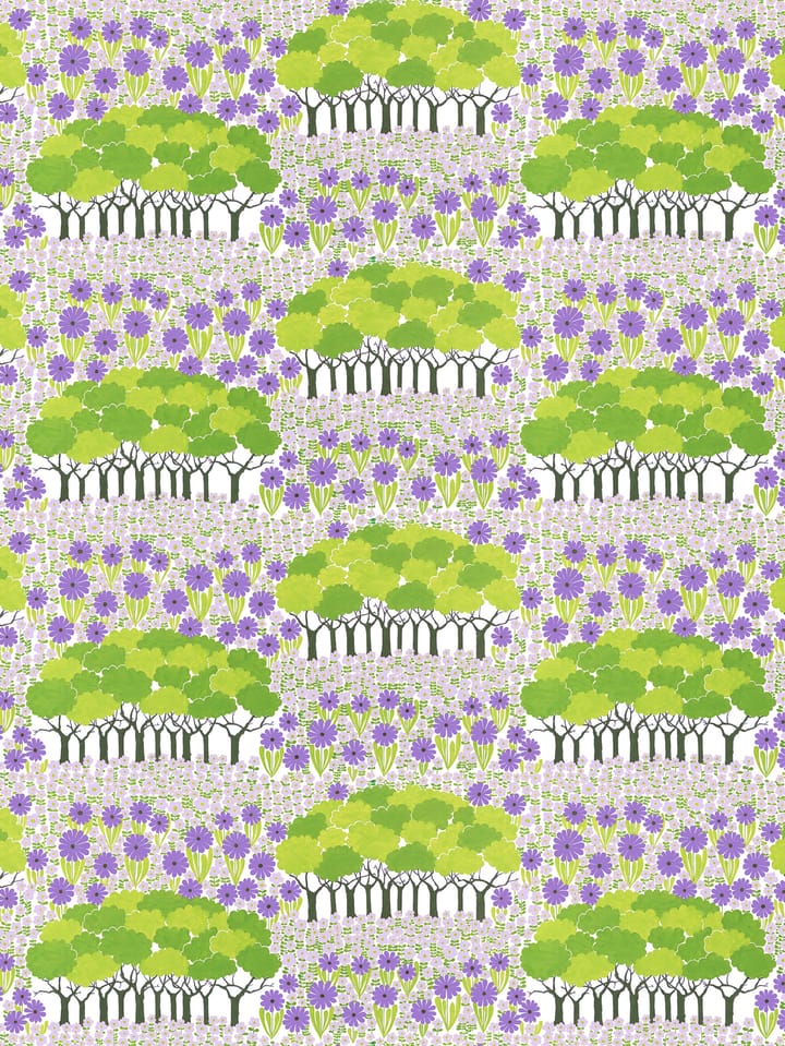 Toile cirée All�é - Vert-violet - Arvidssons Textil