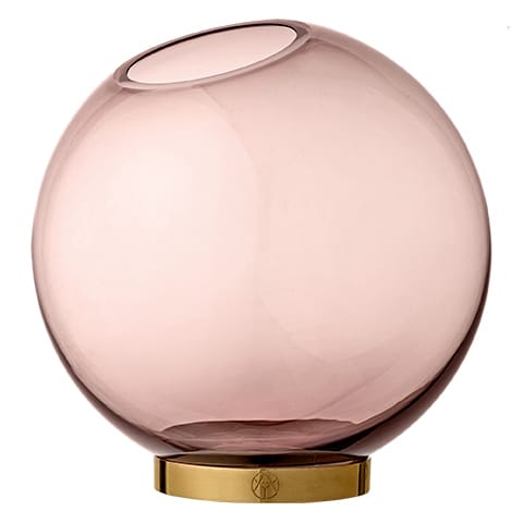 Vase Globe L - rose-laiton - AYTM