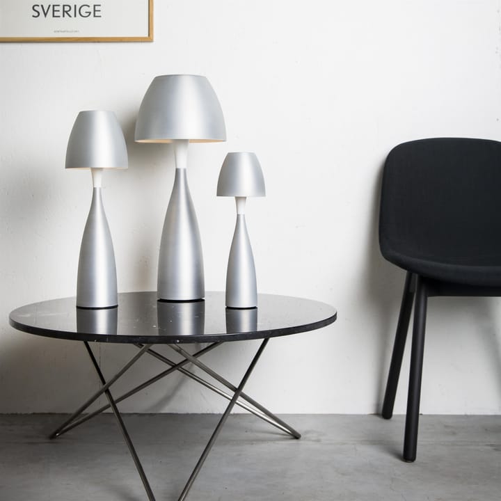 Lampe de table Anemon, petit modèle - oxyde argenté - Belid