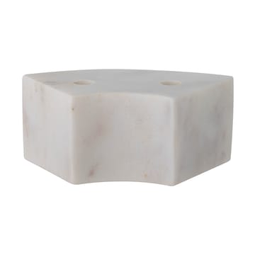 Bougeoir Florida 14,5x6x7,5 cm - White marble - Bloomingville