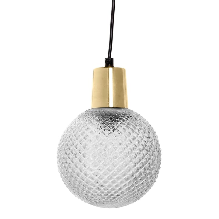 Lampe à suspension Bloomingville verre avec structure - Ø 14 cm - Bloomingville