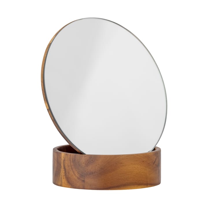 Miroir de table Rita Ø 18 cm - Acacia - Bloomingville