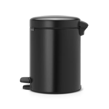 Poubelle à pédale New Icon 5 litres - matt black (noir) - Brabantia