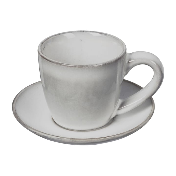 Tasse à espresso avec soucoupe Nordic Sand - 5 cl - Broste Copenhagen