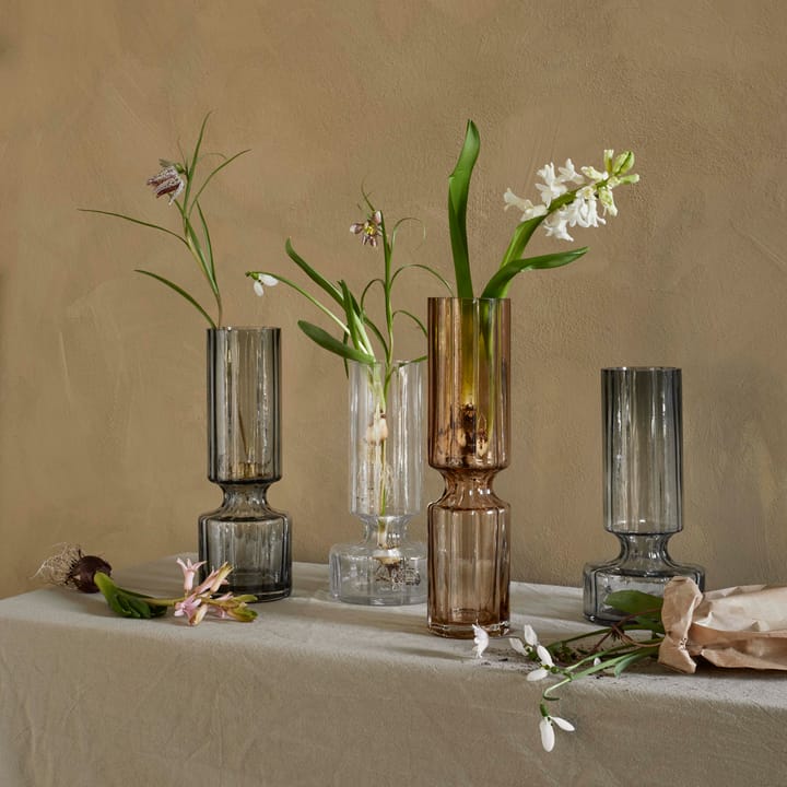 Vase en verre Hyacint 24,9 cm - Smoked pearl - Broste Copenhagen