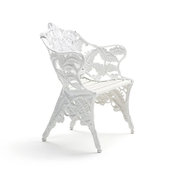 Fauteuil Classic - Pin laqué blanc, support blanc - Byarums bruk
