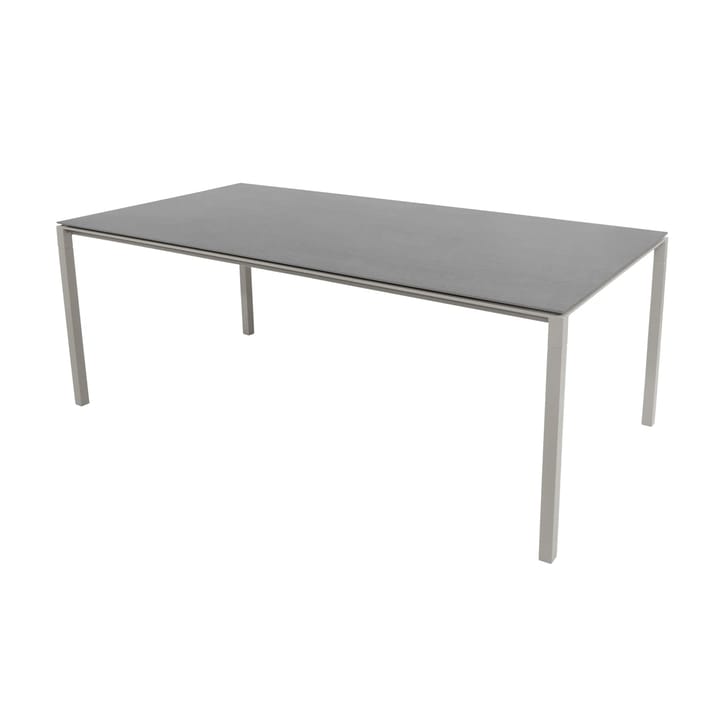 Table Pure 200x100 cm Gris Basalt-taupe - undefined - Cane-line