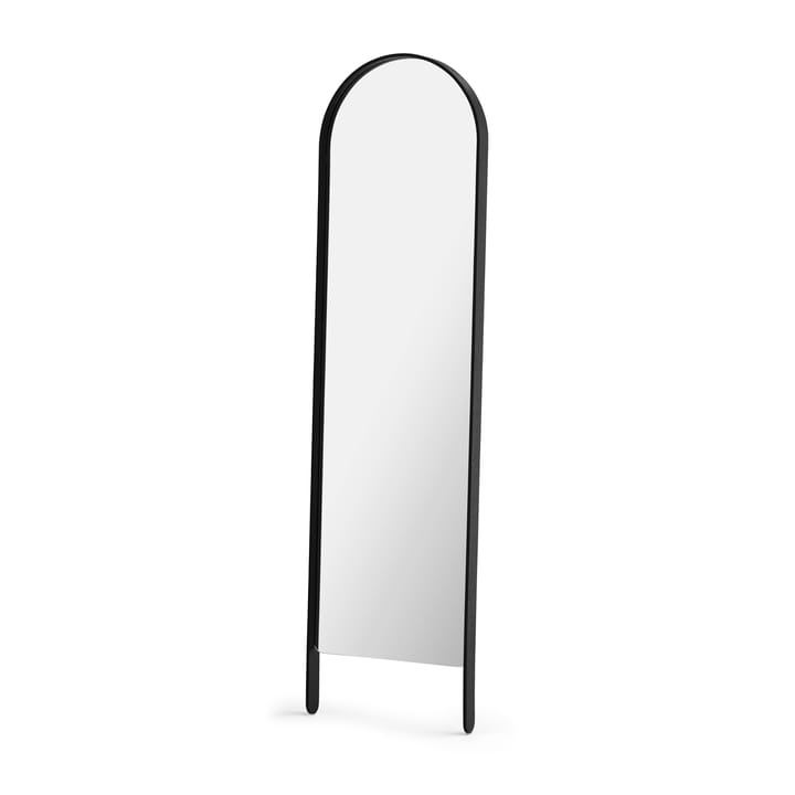 Miroir sur pied Woody 164.2x46x5 cm - Chêne lasuré noir - Cooee Design