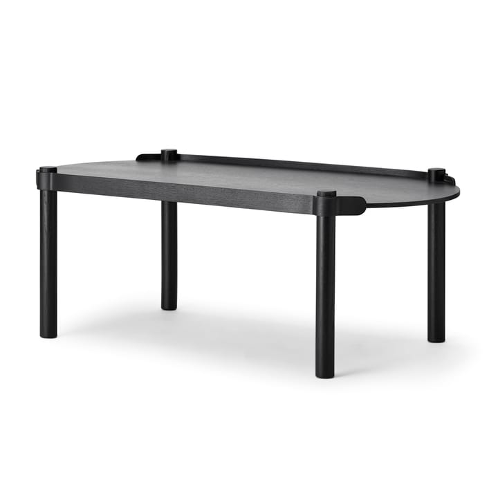 Table Woody 50x105 cm - Chêne teinté noir - Cooee Design