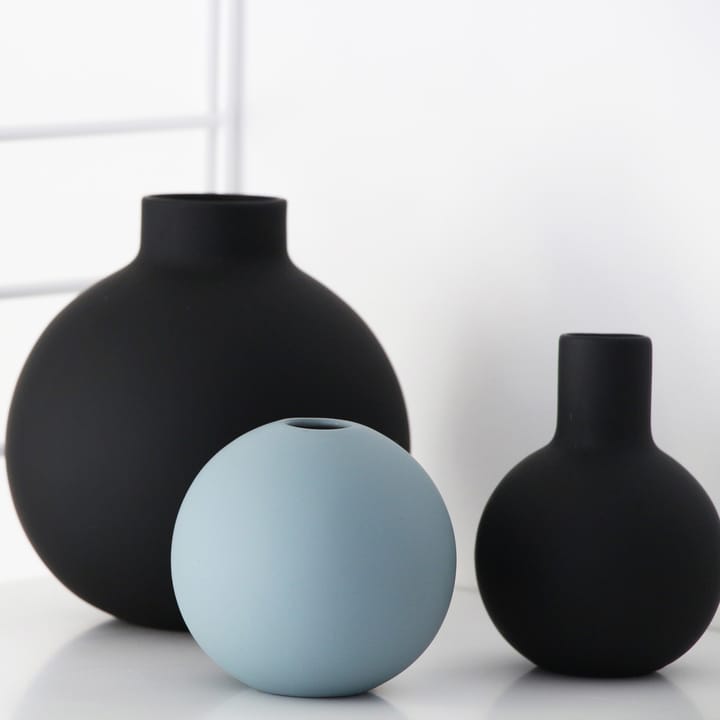 Vase bleu poudre Ball - 8 cm - Cooee Design