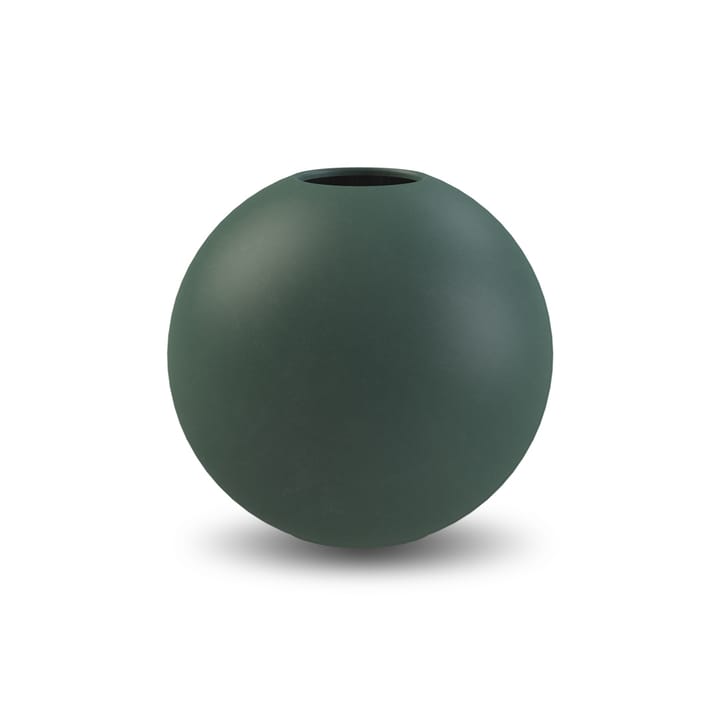 Vase vert foncé Ball - 10 cm - Cooee Design