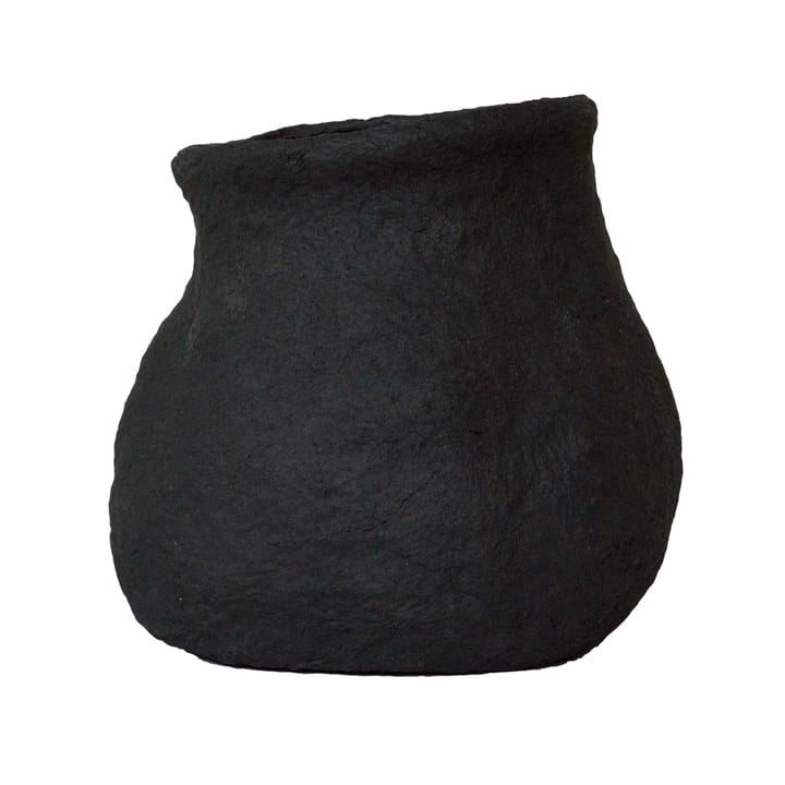 Cache-pot Paper noir - Petit Ø18 cm - DBKD