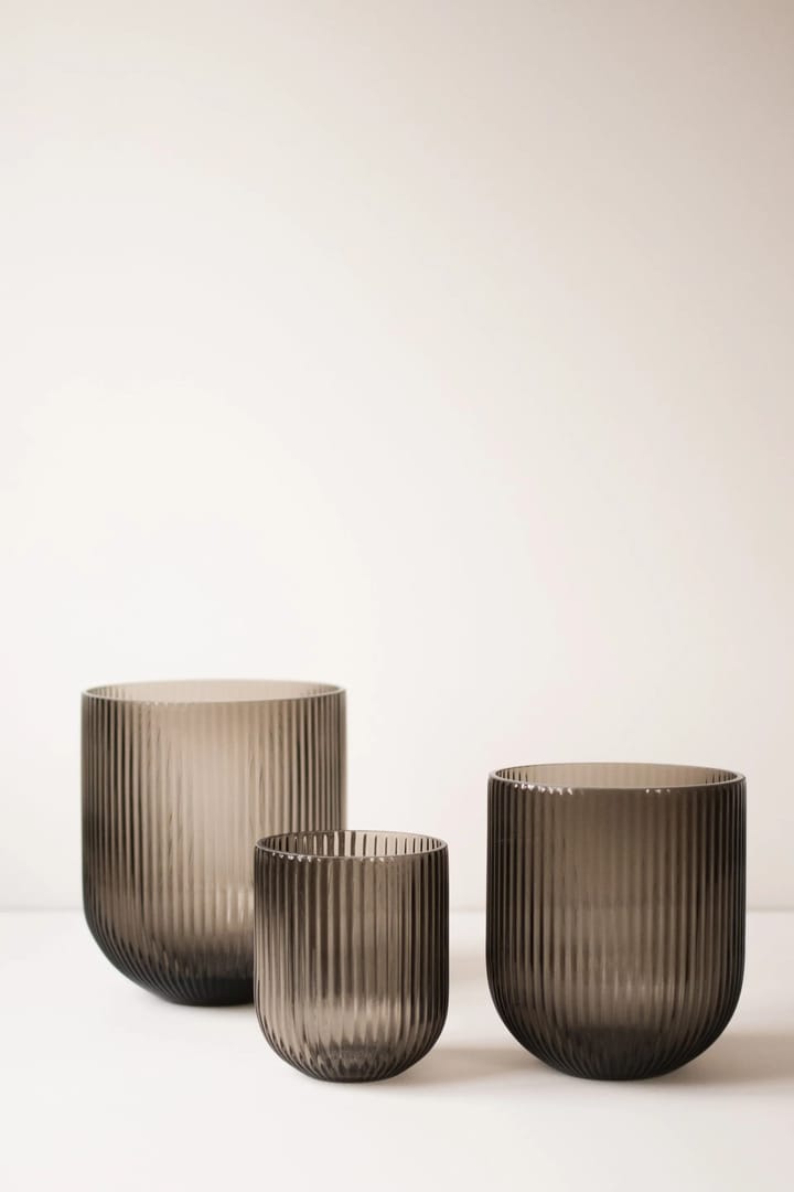 Vase en verre Simple Stripe brown - Small - DBKD