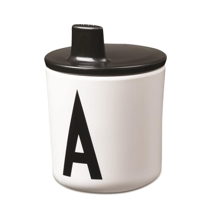 Couvercle pour tasse en mélamine Design Letters - noir - Design Letters