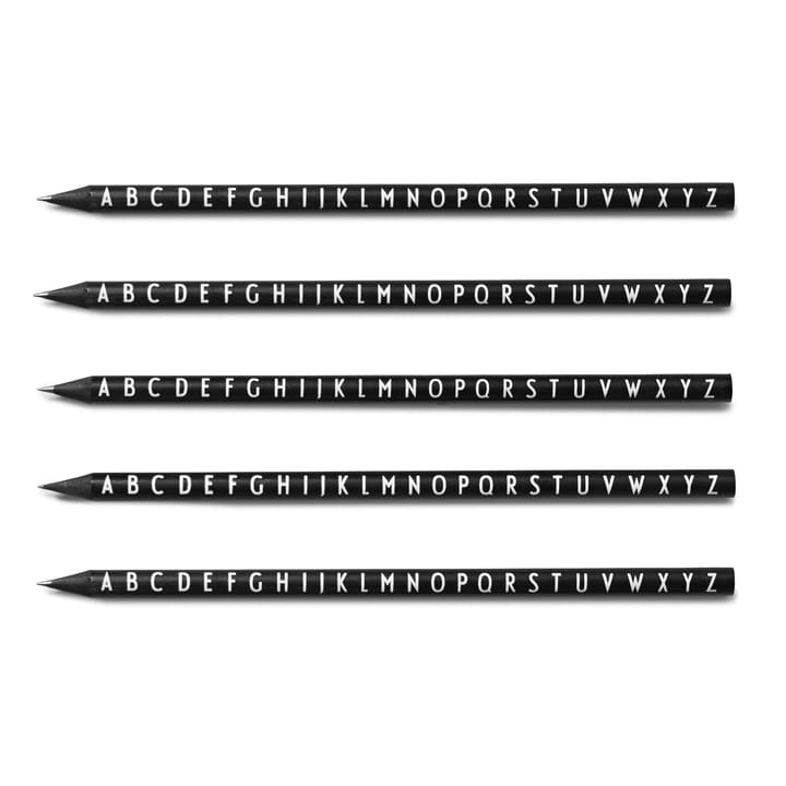 Papeterie Design Letters - crayon de bois lot de 5 - Design Letters