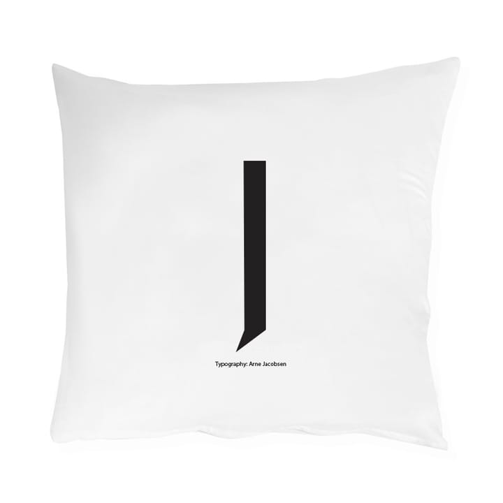 Taie d'oreiller Design Letters 60x50 cm - J - Design Letters