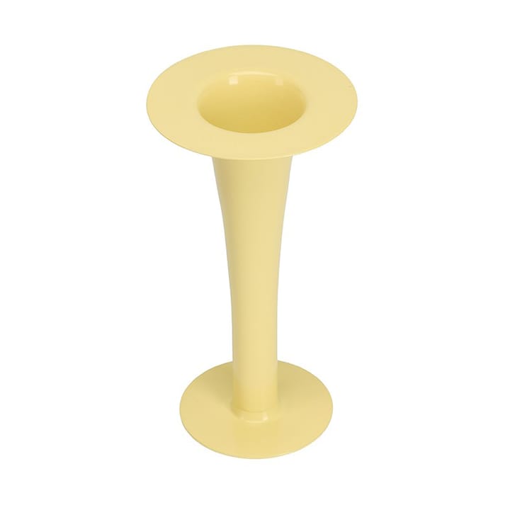 Trumpet 2-en-1 vase et bougeoir 24 cm - Yellow - Design Letters