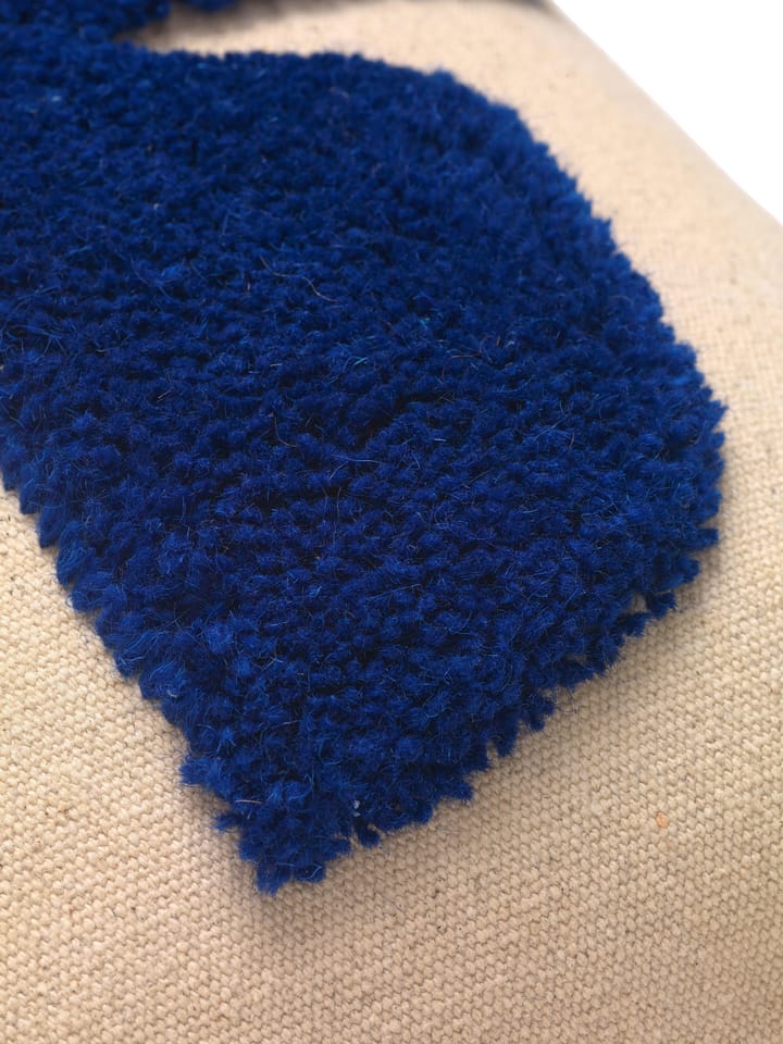 Coussin rectangulaire Lay 40x60 cm - Sable / Bleu vif - ferm LIVING