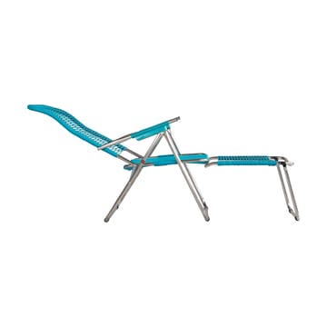 Chaise longue Spaghetti avec repose-pieds - Turquoise - Fiam