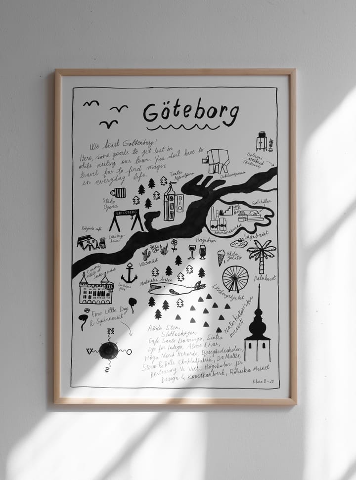Poster Göteborg - 50x70 cm - Fine Little Day