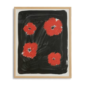 Poster Scarlet pimpernel 40x50 cm - Rouge-noir - Fine Little Day