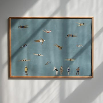 Poster Swimmers - 50x70 cm - Fine Little Day