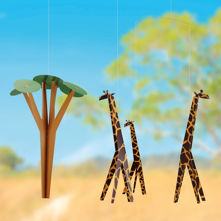 Mobile Giraffes on the Savannah - multicolore - Flensted Mobiles
