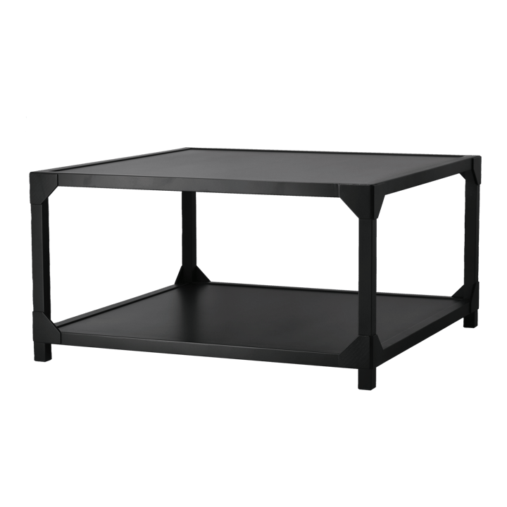 Table Basse Bleck 75x75 cm placage - Hêtre - teinture noire - Gärsnäs