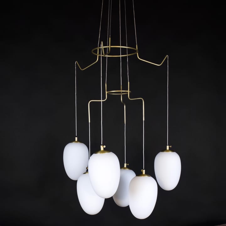 Lampe à suspension Divine 6 - laiton - Globen Lighting