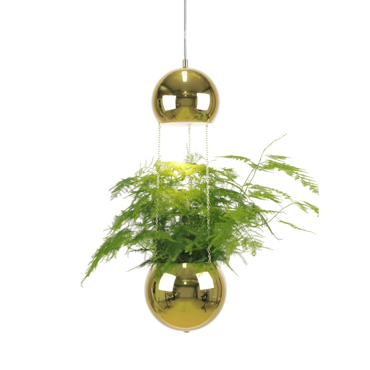 Lampe à suspension et pot de fleurs - laiton - Globen Lighting