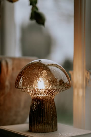 Lampe de table Fungo Edition spéciale brun - 20 cm - Globen Lighting
