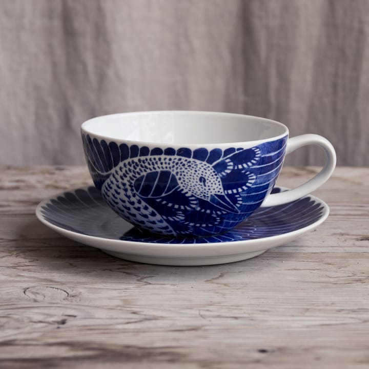 Tasse à thé Selma avec soucoupe - Ø 16 cm - Götefors Porslin
