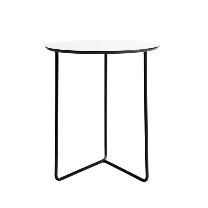 Table High Tech ø60 cm - Blanc-structure noire - Grythyttan Stålmöbler