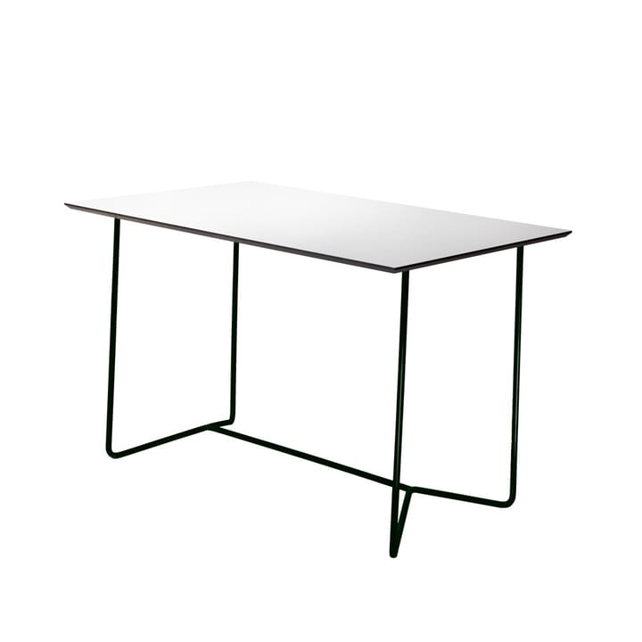 Table High Tech rectangulaire - Blanc-structure noire - Grythyttan Stålmöbler