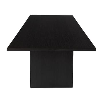 Table à manger Private 100x320 cm - Marron-chêne teinté noir - GUBI