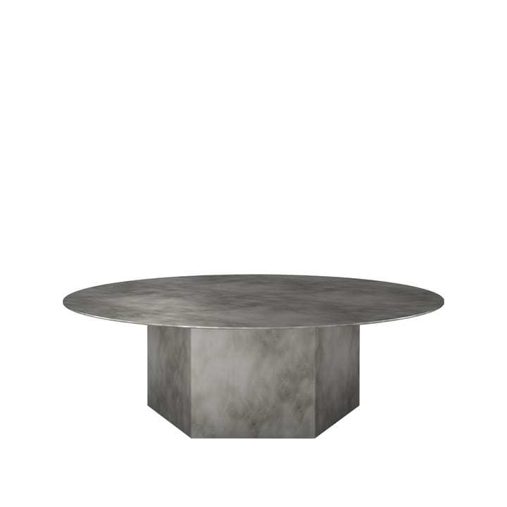 Table basse Epic Steel - misty grey, ø110cm - GUBI