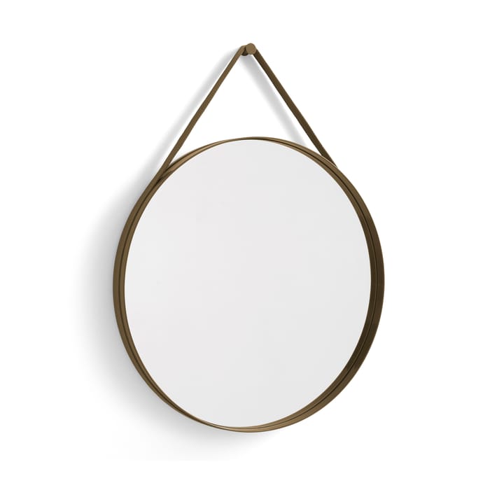 Miroir Strap Mirror Ø70 cm - Light brown - HAY