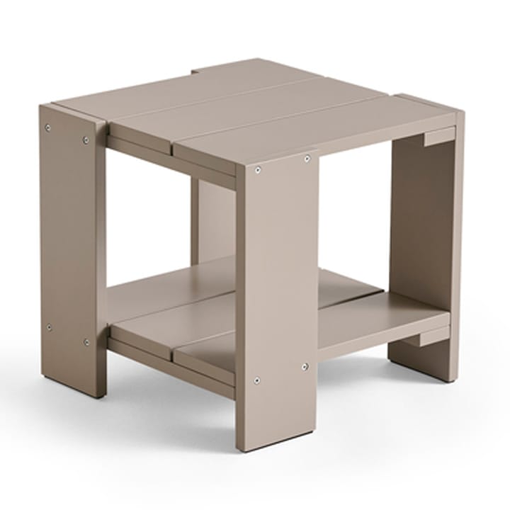 Table Crate Side Table 49,5x49,5x45 cm pin laqué - London fog - HAY