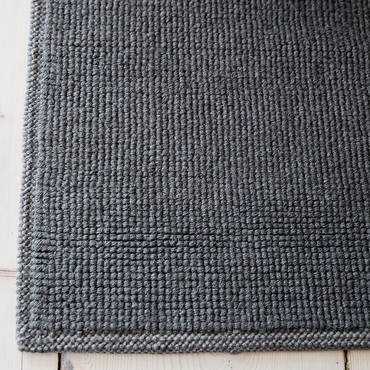 Tapis Himla laine gris acier - 80x230 cm - Himla