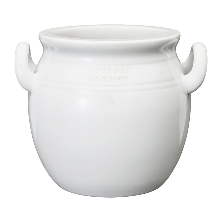Pot en céramique Höganäs 1 l - Blanc - Höganäs Keramik