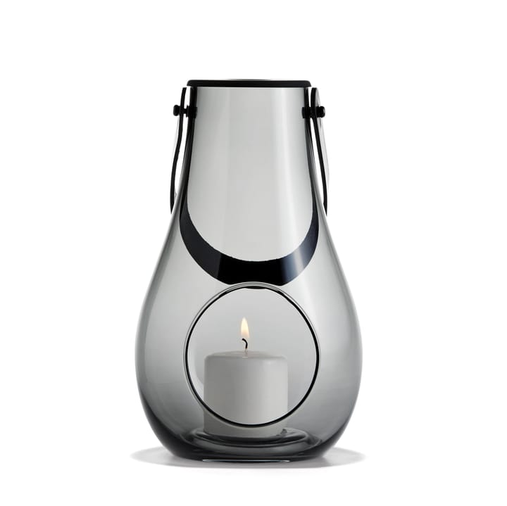 Lanterne Design With Light smoke - 25 cm - Holmegaard
