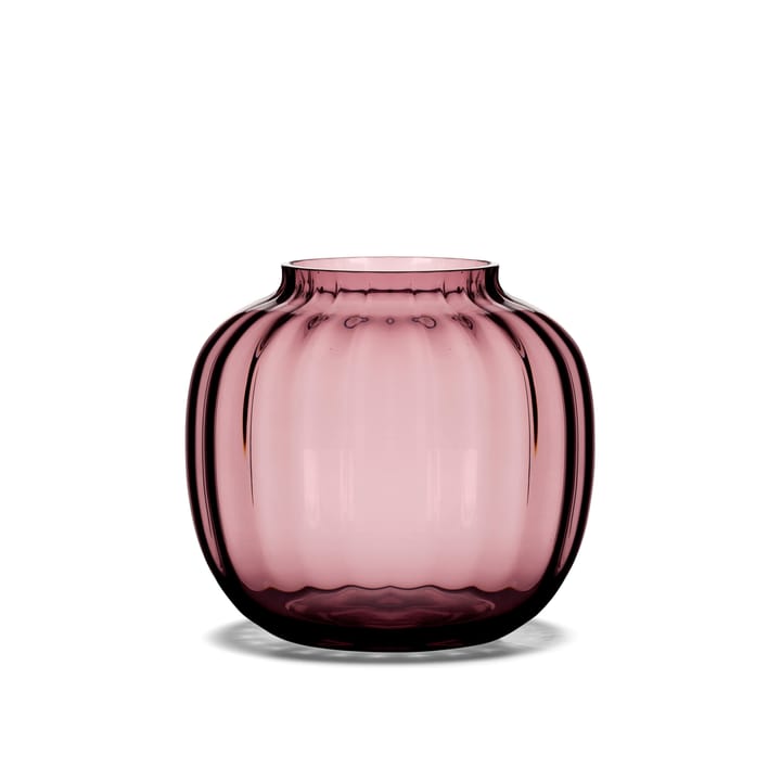 Vase Primula Ø 14,5 cm - plommon (rouge) - Holmegaard
