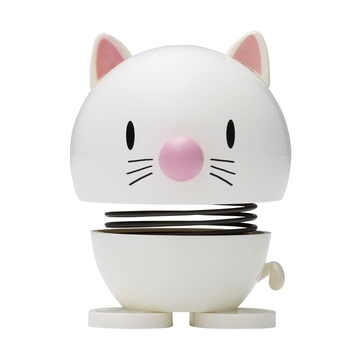 Figurine Hoptimist Cat 7,3 cm - White - Hoptimist